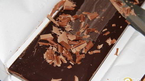 суфле творожно-банановое с шоколадом