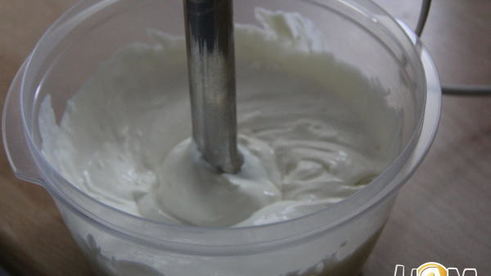 суфле творожно-банановое с шоколадом