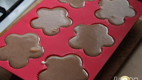 суфле творожно-банановое с шоколадом