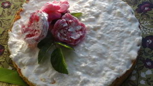 торт-суфле цветочное облако