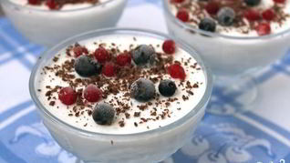 Творожно-ягодное суфле