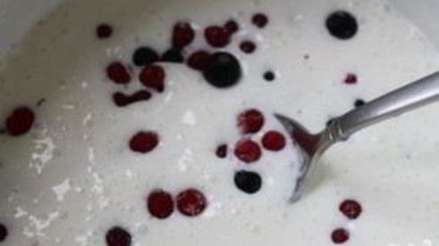 творожно-ягодное суфле