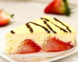 Творожное суфле с ягодами