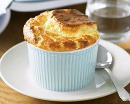 Воздушное сырное суфле в духовке