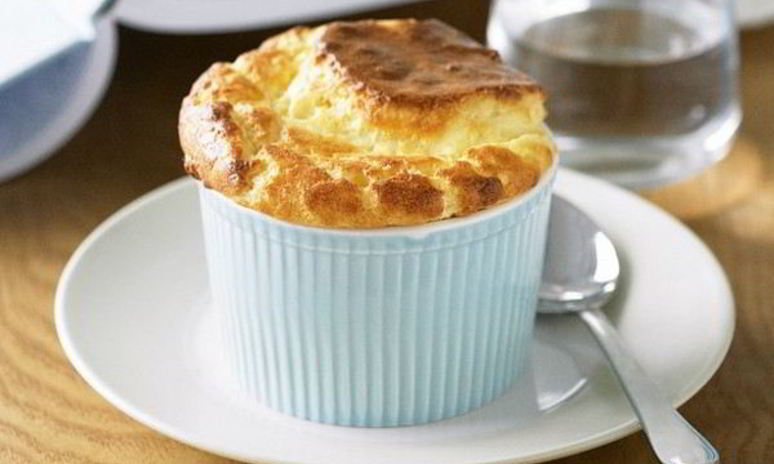 Рецепт воздушного сырного суфле в духовке