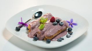 Фиалковый тирамису