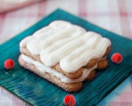 Крем для тирамису с маскарпоне с сахарной пудрой и сливками