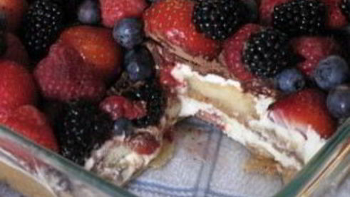 тирамису с фруктами