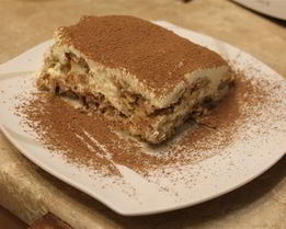 Тирамису с геркулесом и отрубями