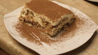 Тирамису с геркулесом и отрубями