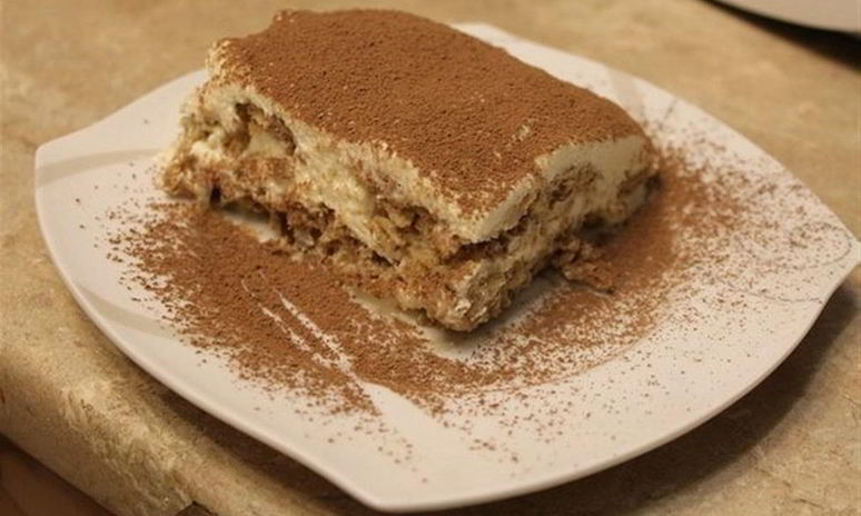 Рецепт тирамису с геркулесом и отрубями