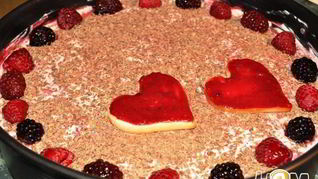 Ягодный торт-тирамису