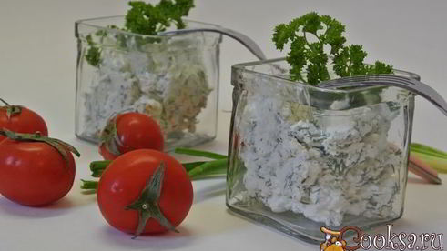 творог с зеленью