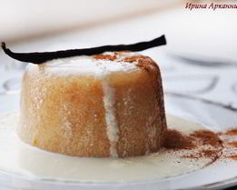 Тыквенная панна котта со сливками