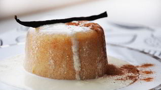 Тыквенная панна котта со сливками