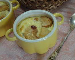 Яблоки, запеченные в сливках