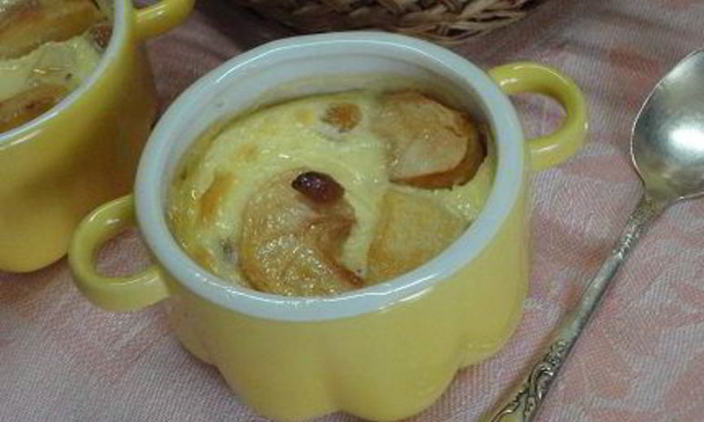 Рецепт яблок, запеченных в сливках