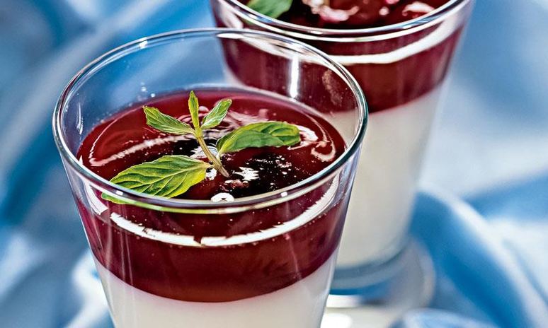 Рецепт ягодно-йогуртового желе