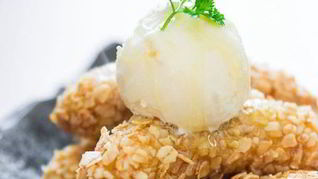 Жареные бананы в овсяных хлопьях