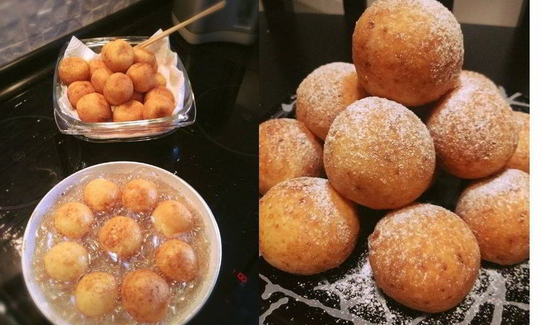 Рецепт жареных творожных шариков