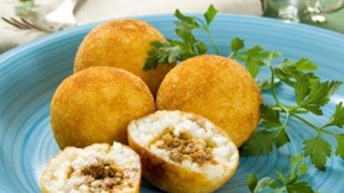 аранчини с говядиной