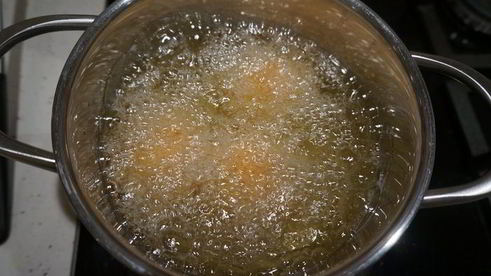 аранчини с моцареллой и грибами