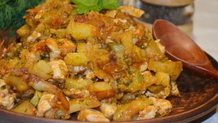 Азу из индейки