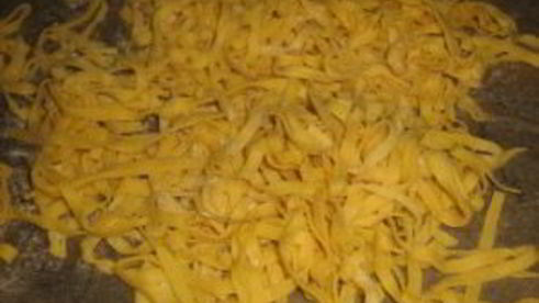 домашняя лапша со свининой