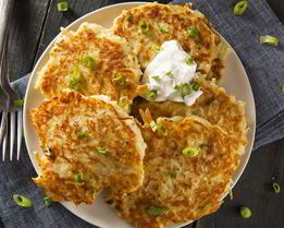 Домашние картофельные драники к завтраку