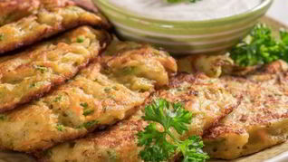 Драники из кабачков и картофеля