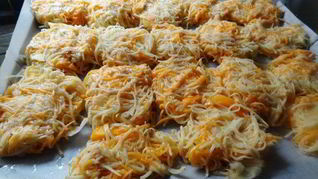 Драники из картофеля и тыквы в духовке