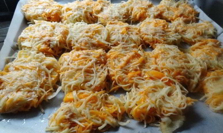 Рецепт драников из картофеля и тыквы в духовке
