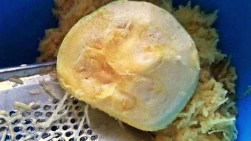 драники из картофеля, кабачка и яблока