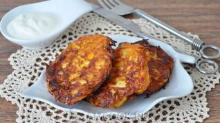 Драники картофельные с тыквой