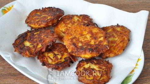 драники картофельные с тыквой