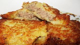 Драники с фаршем