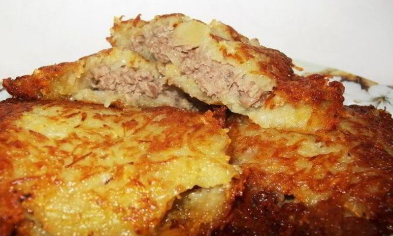 Рецепт драников с фаршем