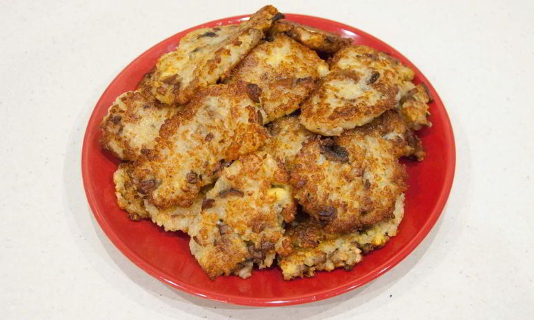 Рецепт драников с грибами постные