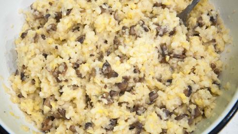 драники с грибами постные