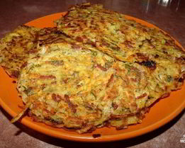 Драники с колбасой