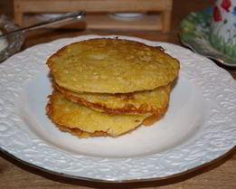 Драники с курицей