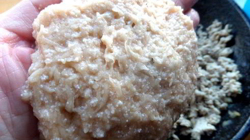 драники с мясной начинкой