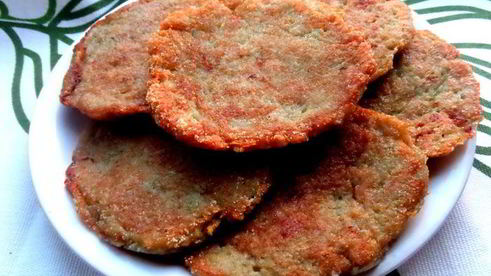 драники с мясной начинкой