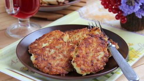 драники с сыром