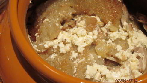 драники в горшочках с курицей