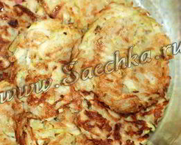 Кабачковые драники