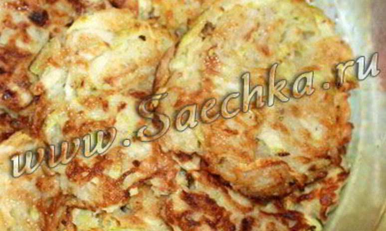 Рецепт кабачковых драников