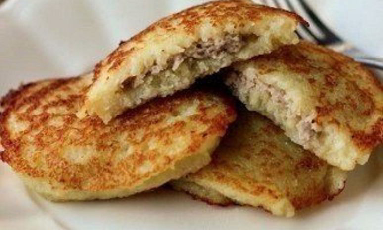 Рецепт картофельных драников с мясом