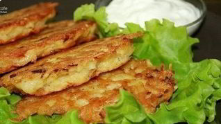 Картофельные драники с сыром