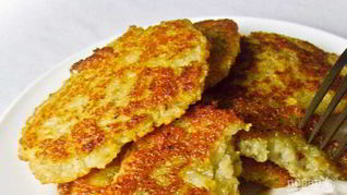 Постные драники картофельные